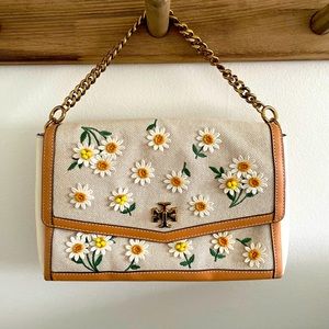 Kira Canvas Appliqué Bag | Tory Burch
